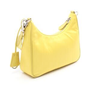 Prada Re bag nylon shoulder leather yellow Edition